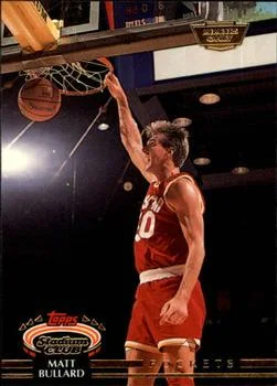 1992-93 Stadium Club Matt Bullard Members Only #328 card image