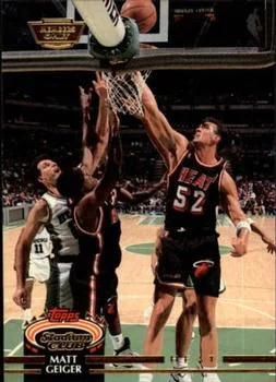 1992-93 Stadium Club Matt Geiger Members Only #387 card image