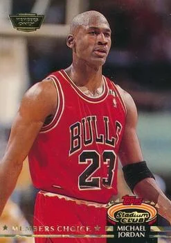 1992-93 Stadium Club Michael Jordan MC Members Only #210 card image