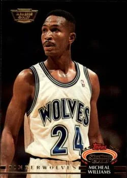 1992-93 Stadium Club Micheal Williams Members Only #338 card image