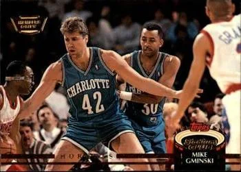 1992-93 Stadium Club Mike Gminski Members Only #175 card image