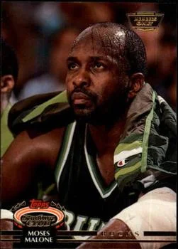 1992-93 Stadium Club Moses Malone Members Only #106 card image