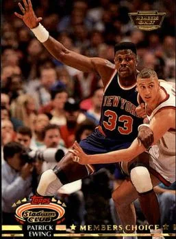 1992-93 Stadium Club Patrick Ewing MC Members Only #207 card image