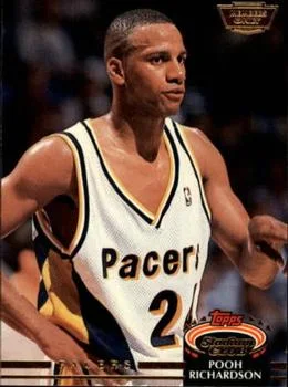 1992-93 Stadium Club Pooh Richardson Members Only #318 card image