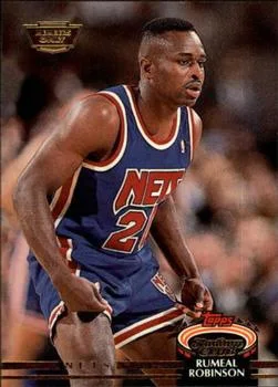 1992-93 Stadium Club Rumeal Robinson Members Only #380 card image