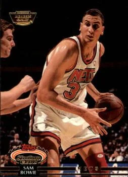 1992-93 Stadium Club Sam Bowie Members Only #91 card image