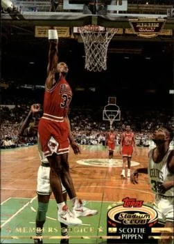 1992-93 Stadium Club Scottie Pippen MC Members Only #198 card image