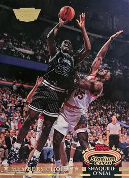 1992-93 Stadium Club Shaquille O'Neal MC Members Only #201 card image