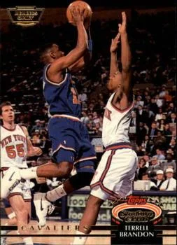 1992-93 Stadium Club Terrell Brandon Members Only #154 card image