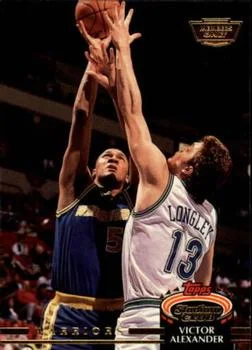 1992-93 Stadium Club Victor Alexander Members Only #348 card image