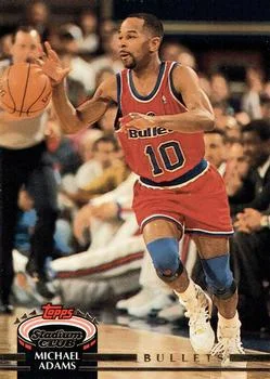 1992-93 Stadium Club Michael Adams #134 card image