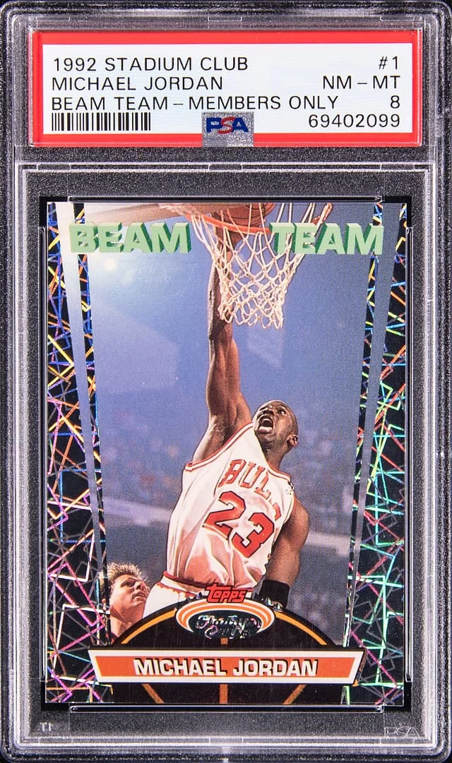 1992-93 Stadium Club Michael Jordan #1 card image