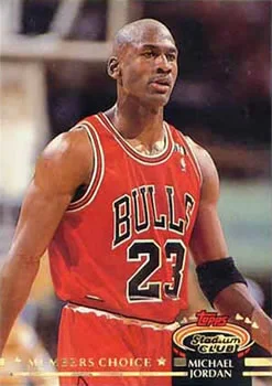 1992-93 Stadium Club Michael Jordan MC #210 card image