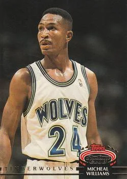1992-93 Stadium Club Micheal Williams #338 card image