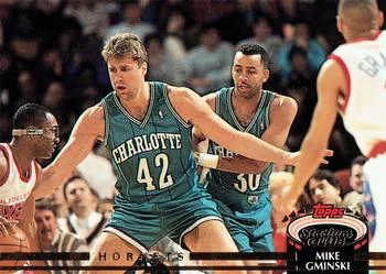 1992-93 Stadium Club Mike Gminski #175 card image