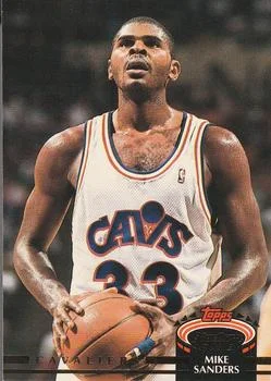 1992-93 Stadium Club Mike Sanders #315 card image