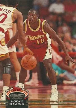 1992-93 Stadium Club Mookie Blaylock #344 card image