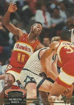 1992-93 Stadium Club Morlon Wiley #283 card image