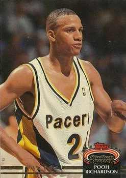 1992-93 Stadium Club Pooh Richardson #318 card image