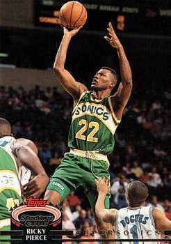 1992-93 Stadium Club Ricky Pierce #148 card image