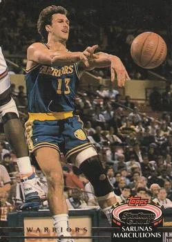 1992-93 Stadium Club Sarunas Marciulionis #181 card image