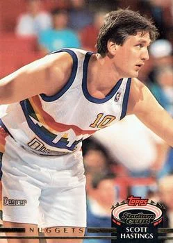 1992-93 Stadium Club Scott Hastings #36 card image