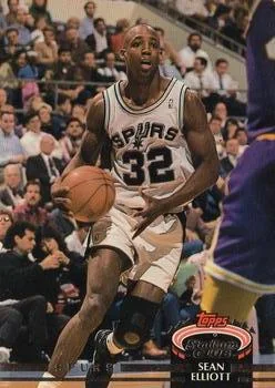 1992-93 Stadium Club Sean Elliott #65 card image