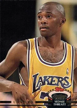 1992-93 Stadium Club Sedale Threatt #73 card image