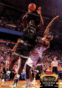 1992-93 Stadium Club Shaquille O'Neal MCListed #201 card image