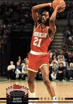 1992-93 Stadium Club Sleepy Floyd #76 card image