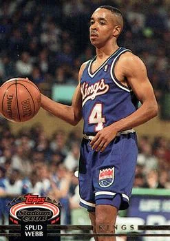 1992-93 Stadium Club Spud Webb #72 card image
