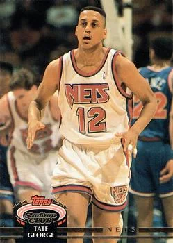 1992-93 Stadium Club Tate George #159 card image