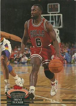 1992-93 Stadium Club Trent Tucker #284 card image