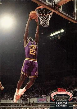 1992-93 Stadium Club Tyrone Corbin #114 card image