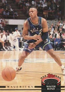 1992-93 Stadium Club Walter Bond #382 card image