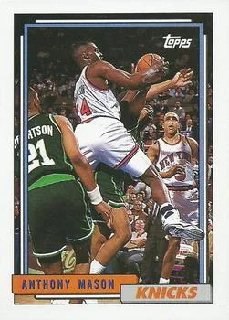 1992-93 Topps Anthony Mason #195 card image