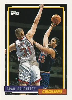 1992-93 Topps Brad Daugherty #352 card image