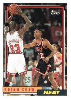 1992-93 Topps Brian Shaw #185 card image