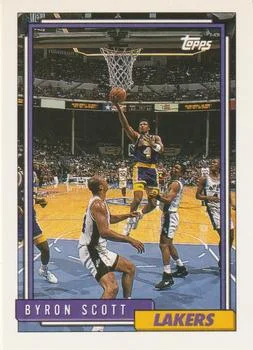 1992-93 Topps Byron Scott #47 card image