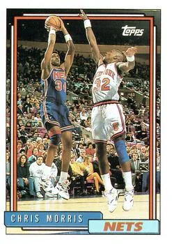 1992-93 Topps Chris Morris #30 card image
