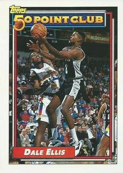 1992-93 Topps Dale Ellis 50P #204 card image