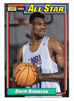1992-93 Topps David Robinson #106 card image