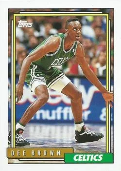 1992-93 Topps Dee Brown #17 card image