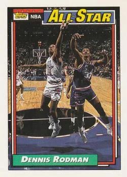 1992-93 Topps Dennis Rodman #117 card image