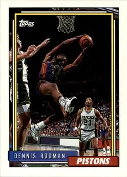 1992-93 Topps Dennis Rodman #137 card image