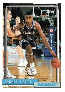 1992-93 Topps Dennis Scott #192 card image