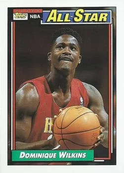 1992-93 Topps Dominique Wilkins #125 card image