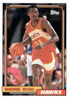 1992-93 Topps Dominique Wilkins #35 card image