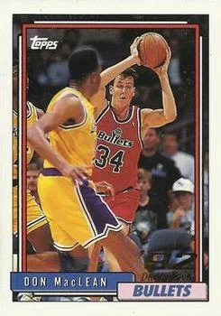 1992-93 Topps Don MacLean Draft Picks #333 card image