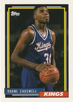 1992-93 Topps Duane Causwell #323 card image